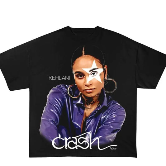 Kehlani Graphic Tee Rare Vintage The Crash World Tour Kehlani Tour Graphic Tee Vintage RNB Graphic Tee Vintage Streetwear Style Shirt