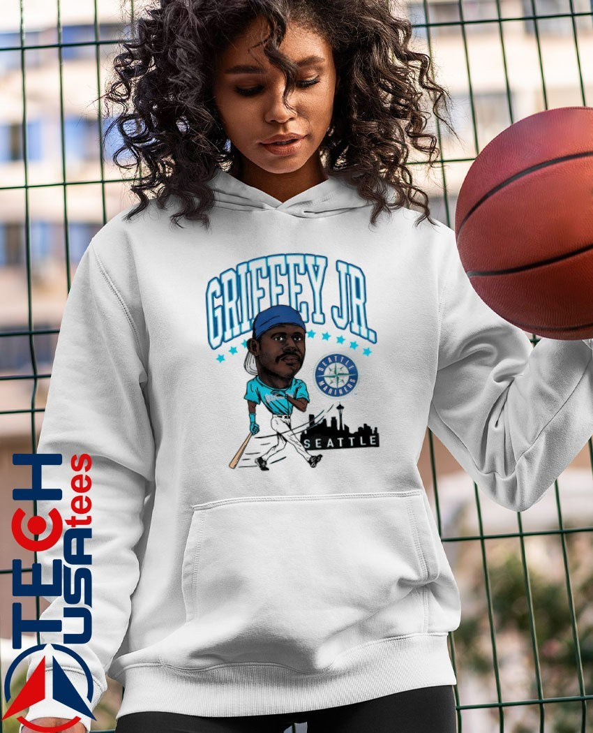 Ken Griffey Jr. Walk Off Mariners Seattle Mariners superstar caricature shirt