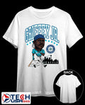 Ken Griffey Jr. Walk Off Mariners Seattle Mariners superstar caricature shirt