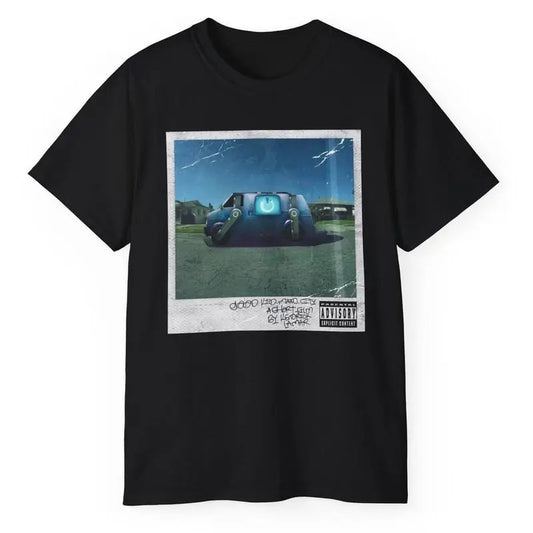 Kendrick Reboot Van Shirt, Lamar 90s Hip Hop shirt, Music Band Los Angeles Rapper, Trendy Aesthetic Tshirt,Top Menswear Top Man Shortsleeve Round Neck
