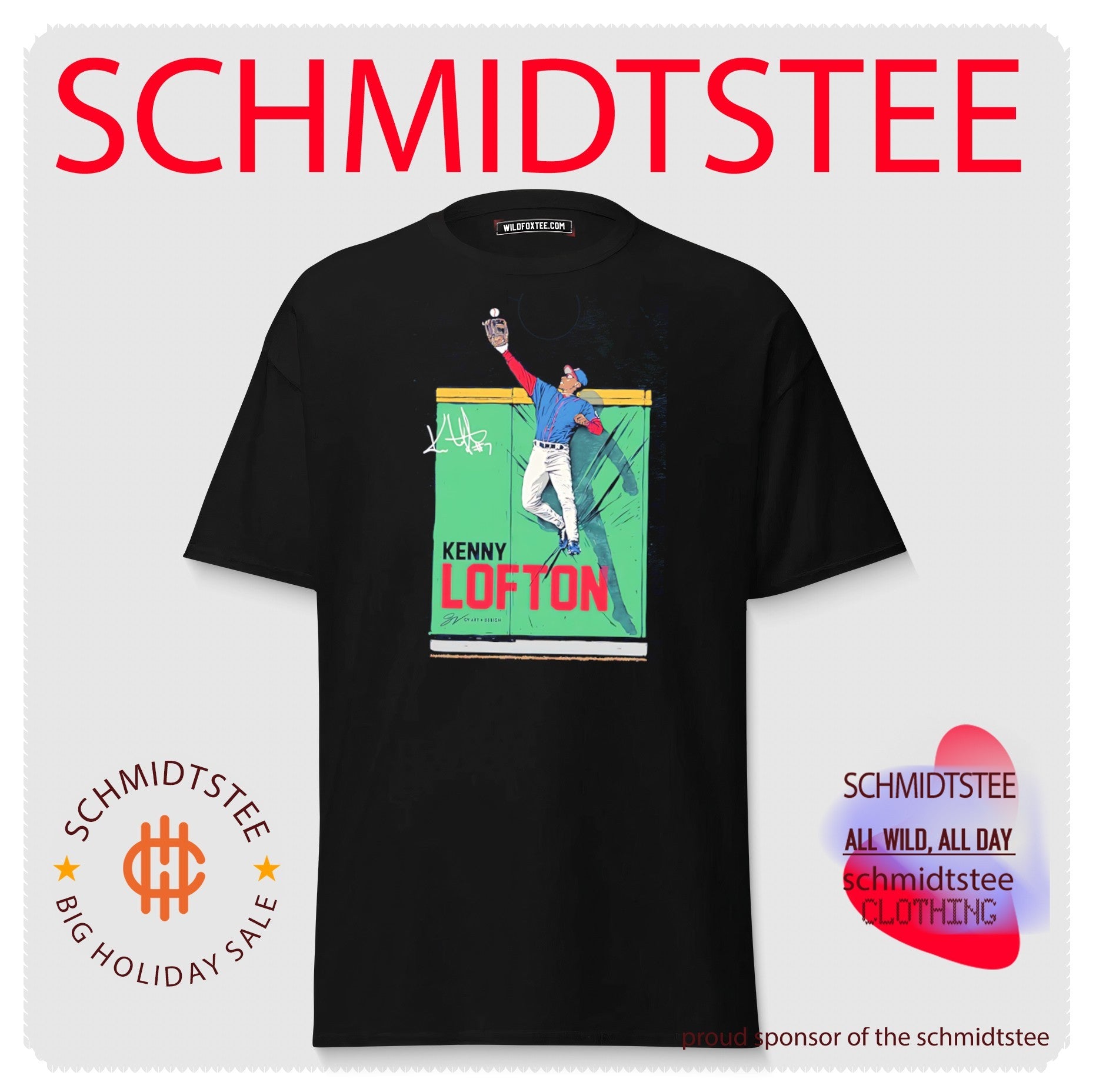 Kenny Lofton the catch illustration shirt