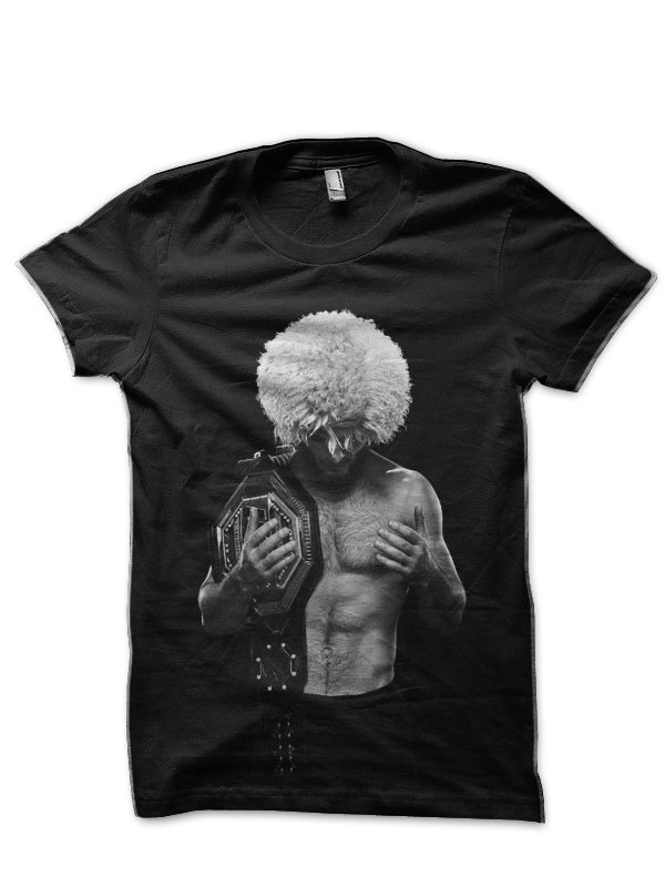 Khabib Nurmagomedov Black T-Shirt Style014 Hoodie, Sweatshirt | CoreVibeTees.com