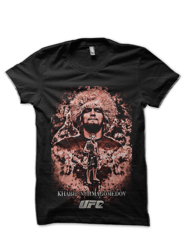 Khabib Nurmagomedov Black T-Shirt Style012 Hoodie, Sweatshirt | CoreVibeTees.com