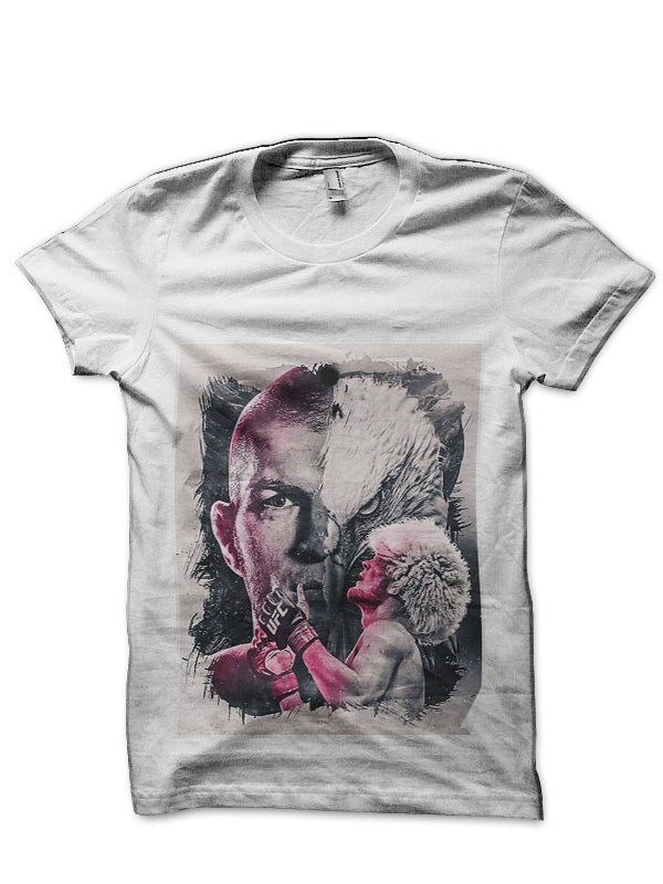 Khabib Nurmagomedov White T-Shirt Style004 Hoodie, Sweatshirt | CoreVibeTees.com