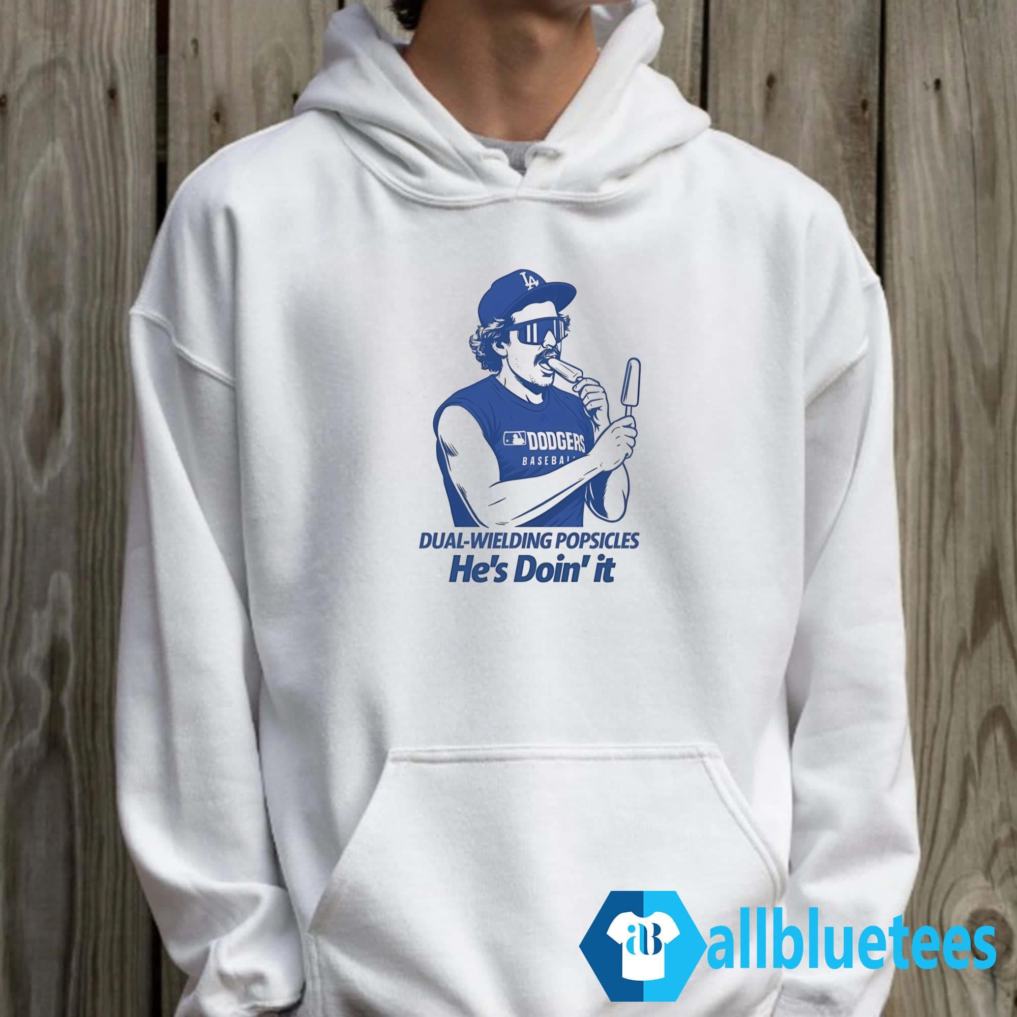 Kiké Hernandez Dual Wielding Popsicles He’s Doin’ It Shirt