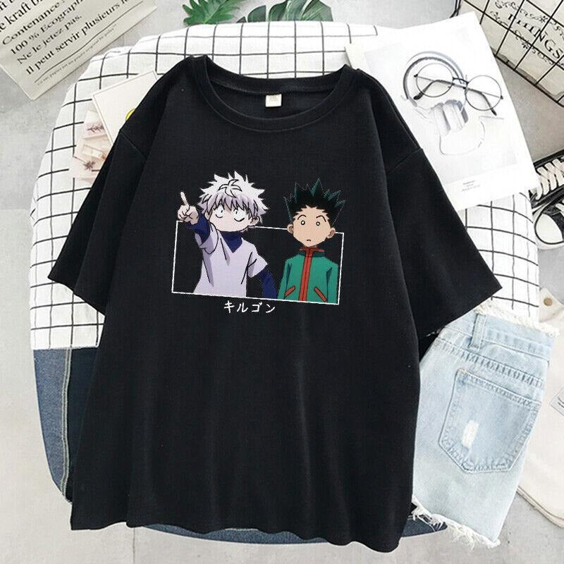 Killua E Gon Hunter X Print Unisex TShirt Japanese Anime All Size Colors