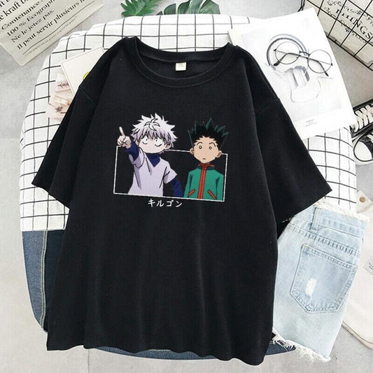 Killua E Gon Hunter X Print Unisex TShirt Japanese Anime All Size Colors