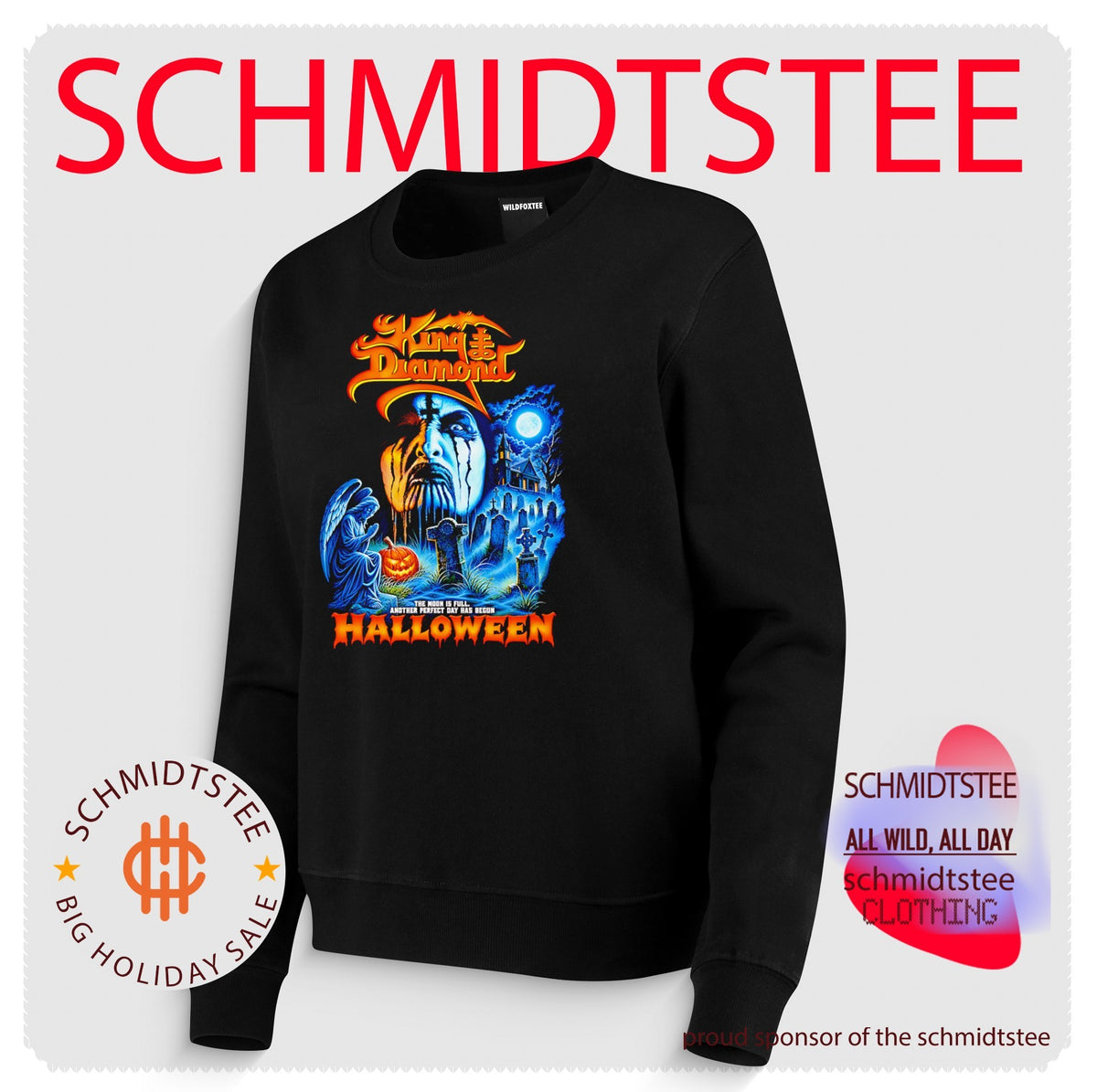 King Diamond The moon is full another perfect day has begun Halloween shirt
