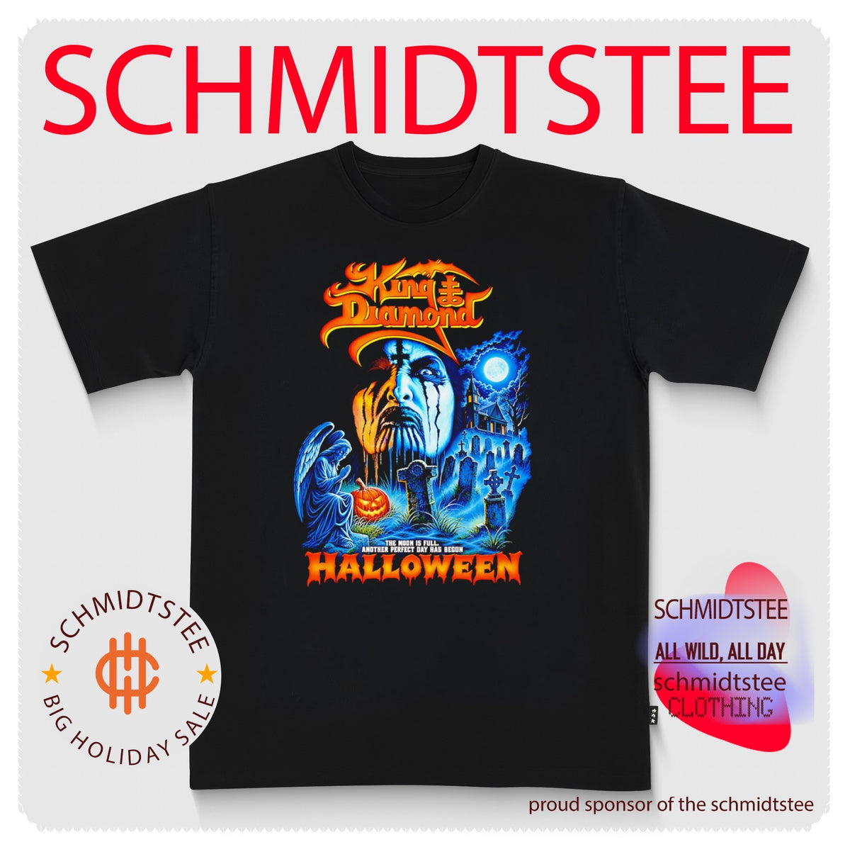 King Diamond The moon is full another perfect day has begun Halloween shirt
