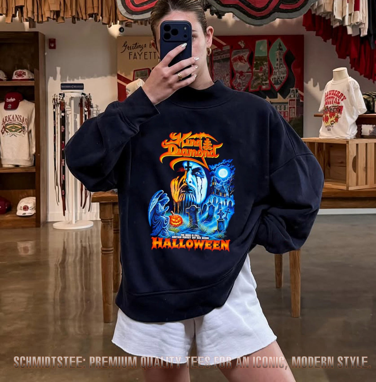 King Diamond The moon is full another perfect day has begun Halloween shirt