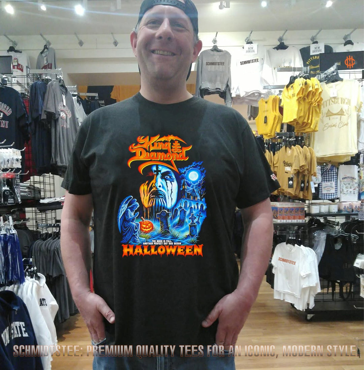 King Diamond The moon is full another perfect day has begun Halloween shirt