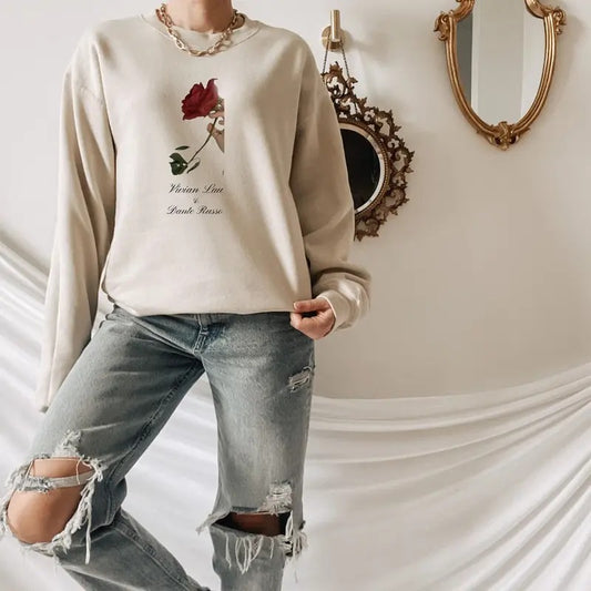 King Of Wrath Sweatshirt, Bookish Hoodie, Ana Huang Novel Sweater, Book Lover Gift, Vivian Lau, Dante Russo, Book Tok Crewneck, Ana Huang Fan Club Womenswear Shirt