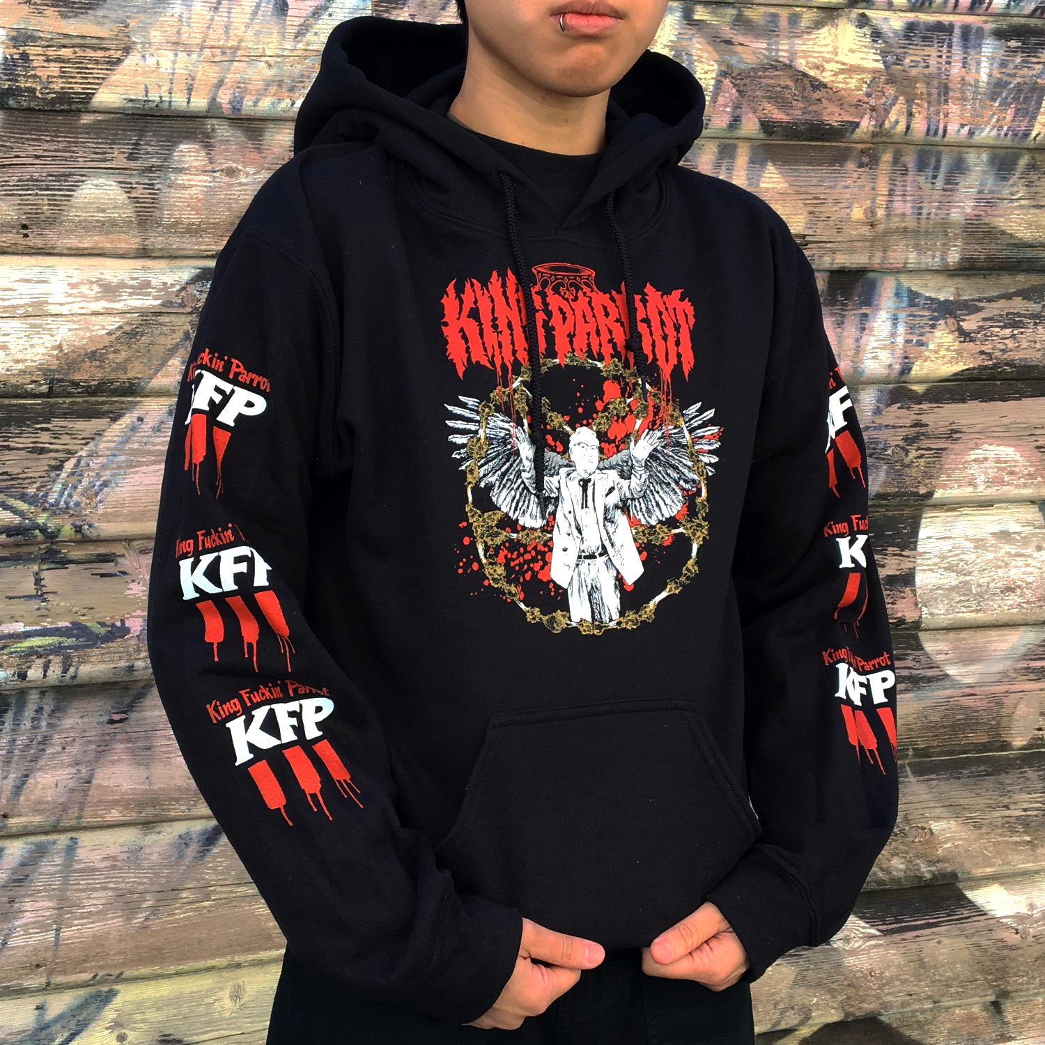 KFP Hoodie (Black) T-Shirts, Sweatshirt | CoreVibeTees.com (Image 2)