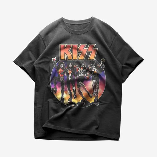 Kiss T-shirt - Rock Music Shirt - Kiss Merch - Unisex Cotton Tee