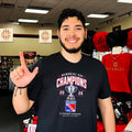 Kitchener Rangers Memorial Cup Champions 2025-26 trophy shirt