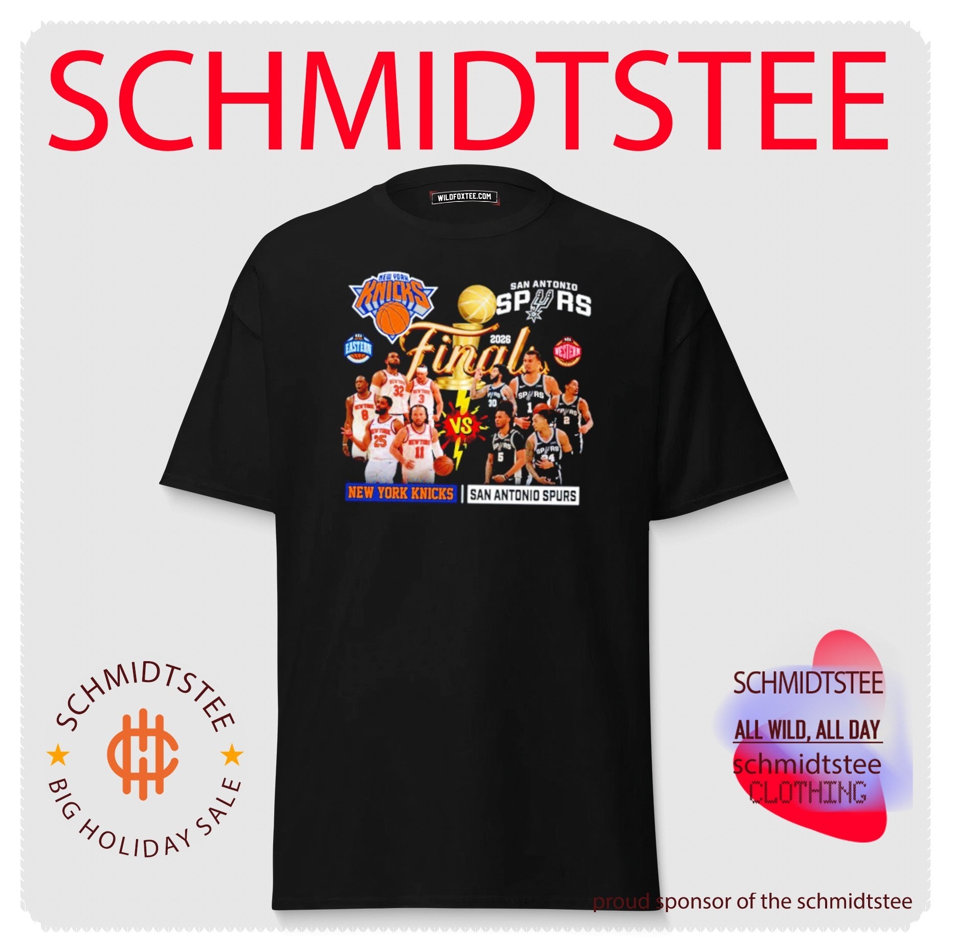 Knicks vs Spurs 2026 NBA Finals shirt