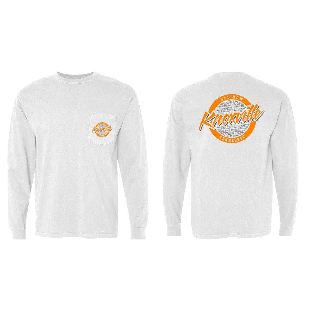 Knoxville, Tennessee Circle Logo Longsleeve Pocket Tee Hoodie, Sweatshirt | CoreVibeTees.com