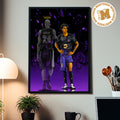 Kobe Bryan Lamine Yamal Barcelona Honor Of Black Mamba Kobe Home Decor Poster Canvas