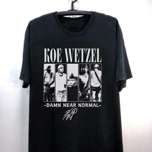 Koe Wetzel Music Graphic 90s Tshirt, 2024 Concert, Fan Gift, Wetzel Music Album Shirt, Gift For Men Women, Unisex Tee, Top Menswear Streetwear