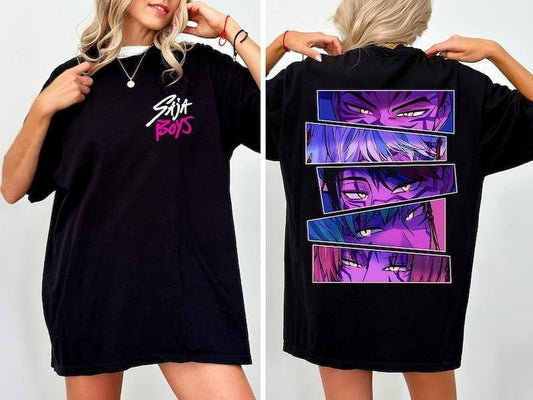 Kpop Saja Boys Shirt, Saja Boys Fan Gifts, Kpop Demon Hunters T-shirt, Demon Hunters Merch, Kpop Huntrix Pin Shirt, Movie Fan Shirt