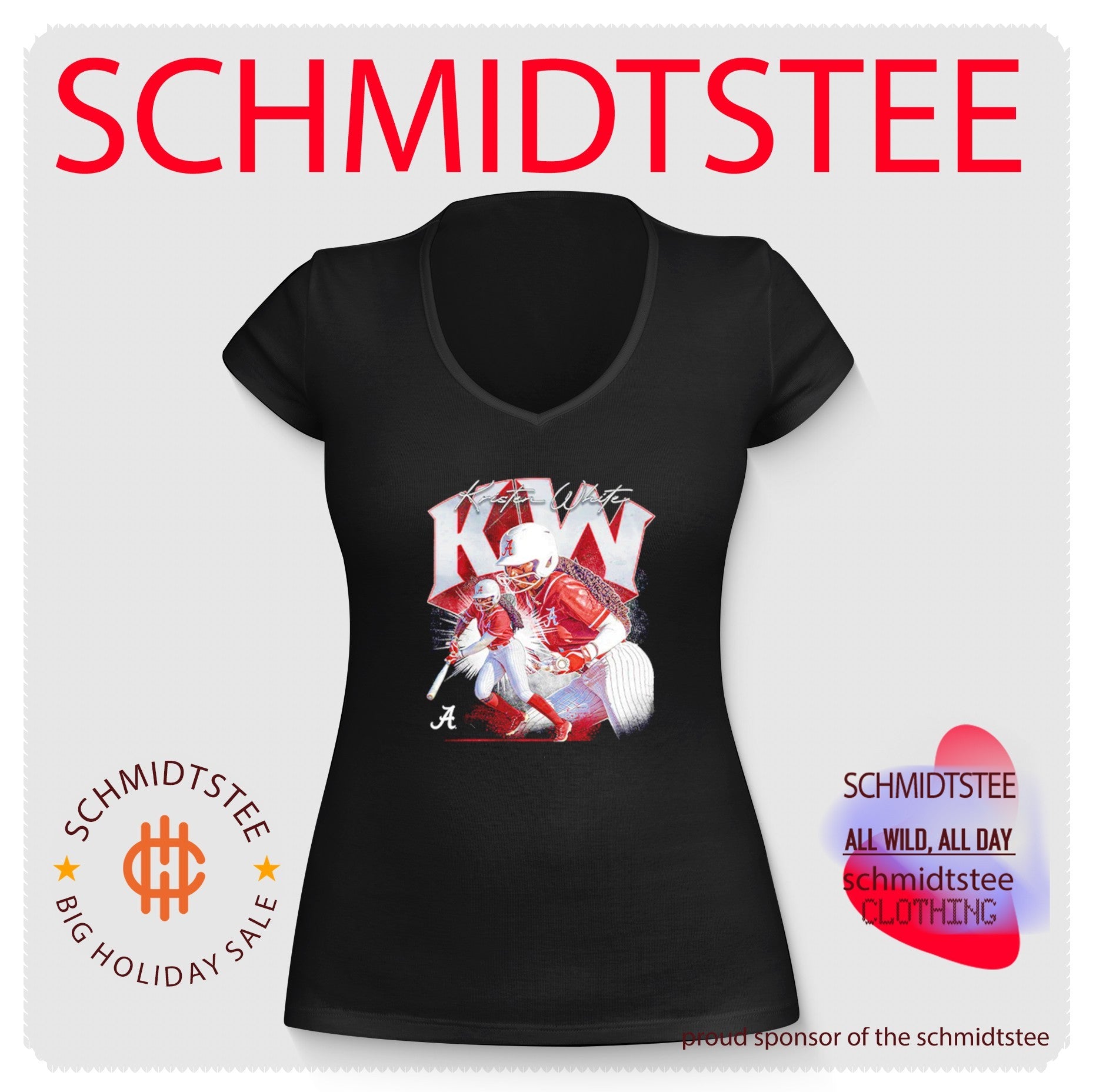 Kristen White Alabama Softball NCAA Player Collage shirt