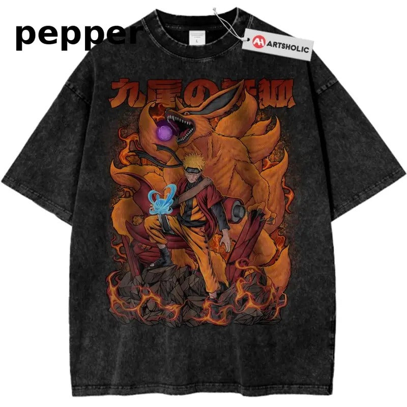 Kurama Shirt, Naruto Shirt, Anime Shirt, Vintage T-Shirt