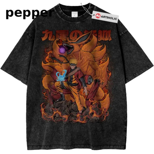 Kurama Shirt, Naruto Shirt, Anime Shirt, Vintage T-Shirt
