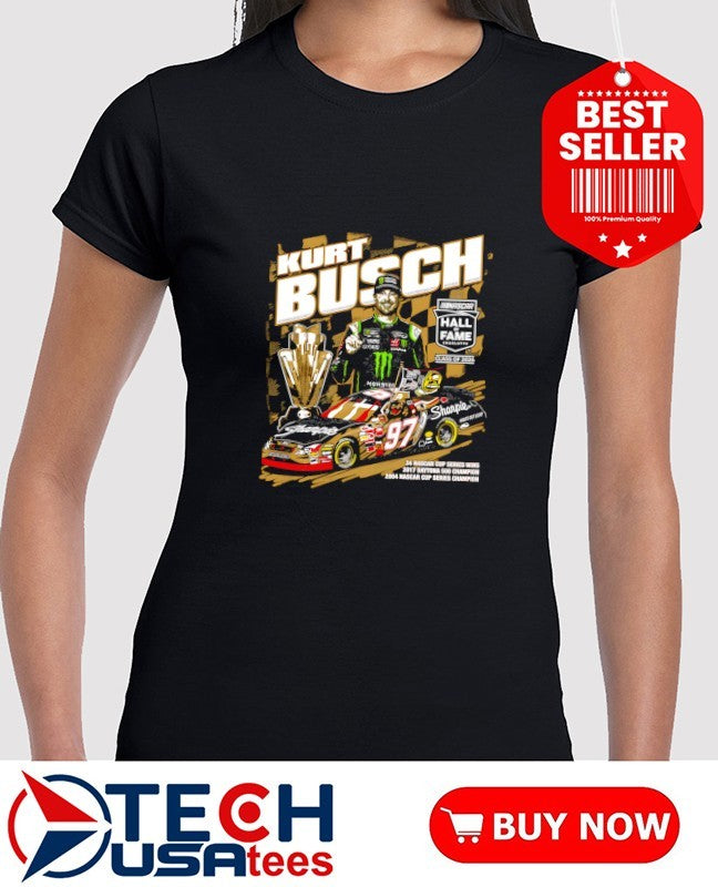 Kurt Busch NASCAR 2026 Hall of Fame shirt
