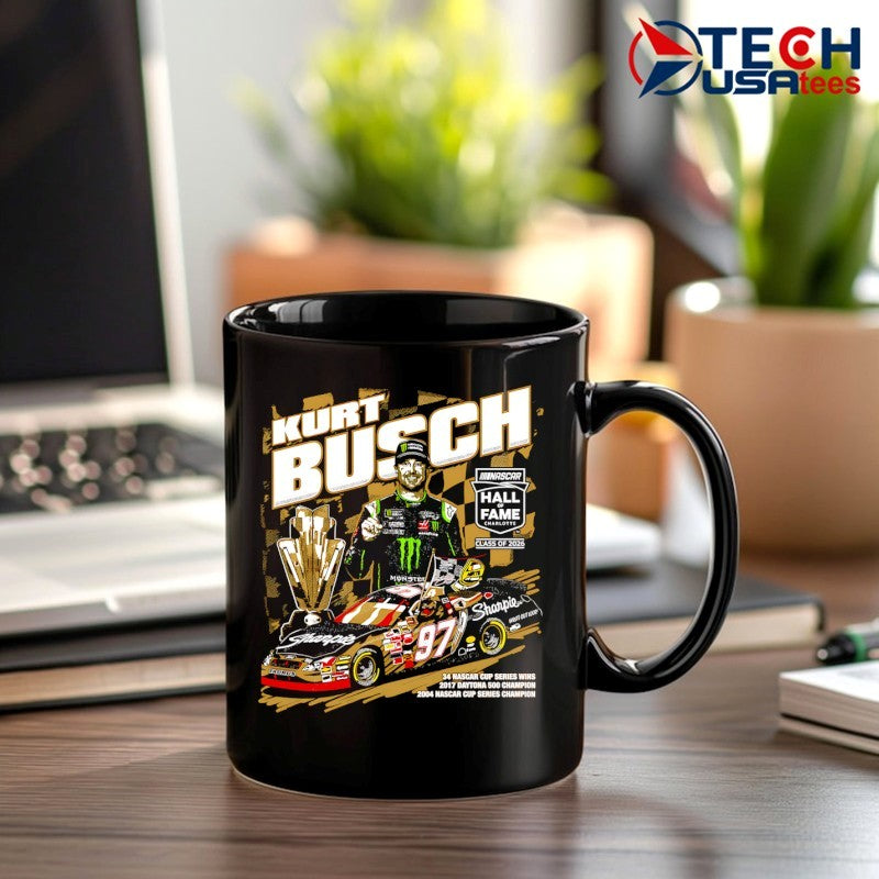Kurt Busch NASCAR 2026 Hall of Fame shirt