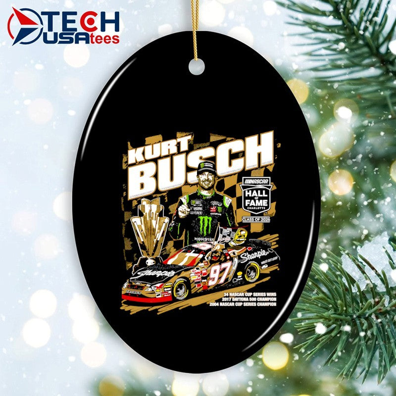 Kurt Busch NASCAR 2026 Hall of Fame shirt