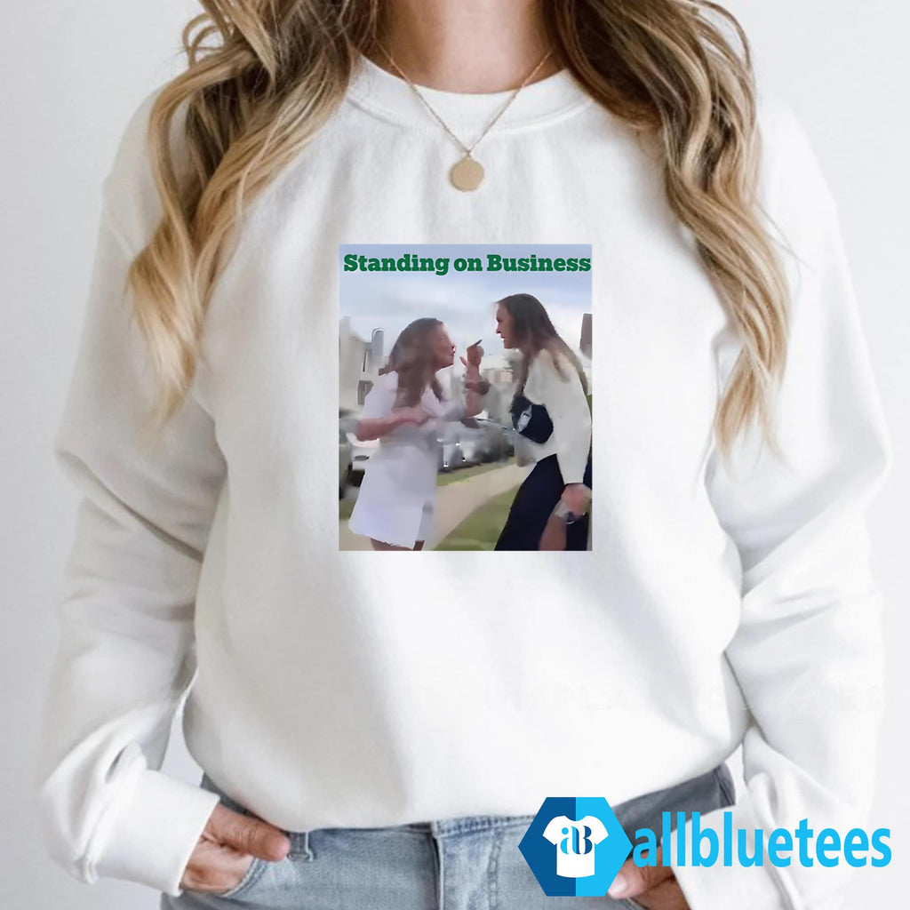 Kylie Kelce Standing On Business Shirt