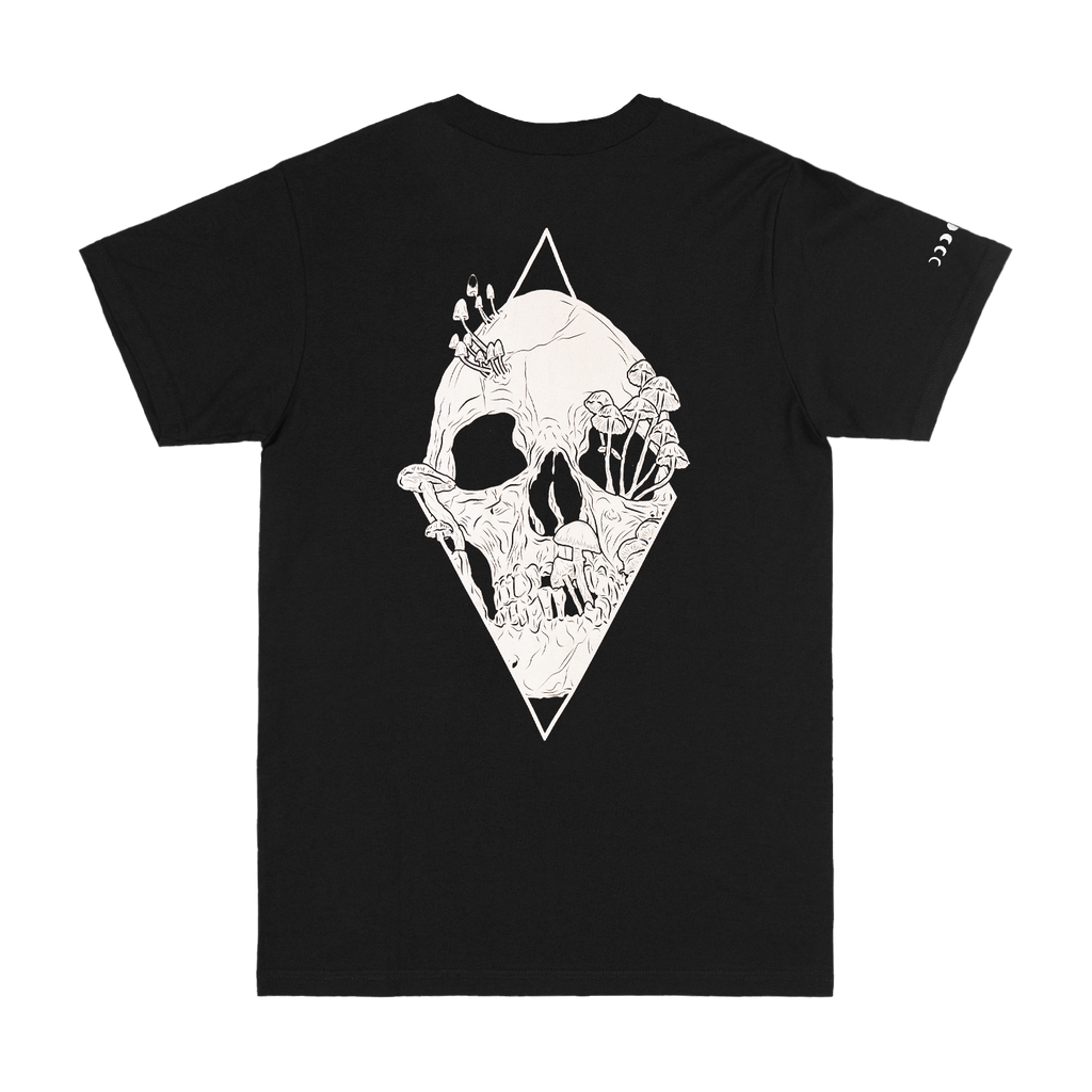 Luna Aura - Mushroom Skull Tee Hoodie, Sweatshirt | CoreVibeTees.com (Image 2)
