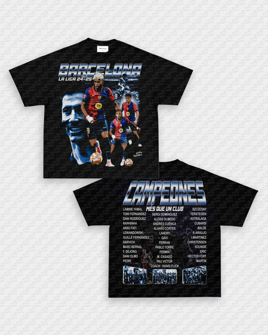 LA LIGA CAMPEONES 24-25 TEE - [DS] Hoodie, Sweatshirt | CoreVibeTees.com (Image 1)