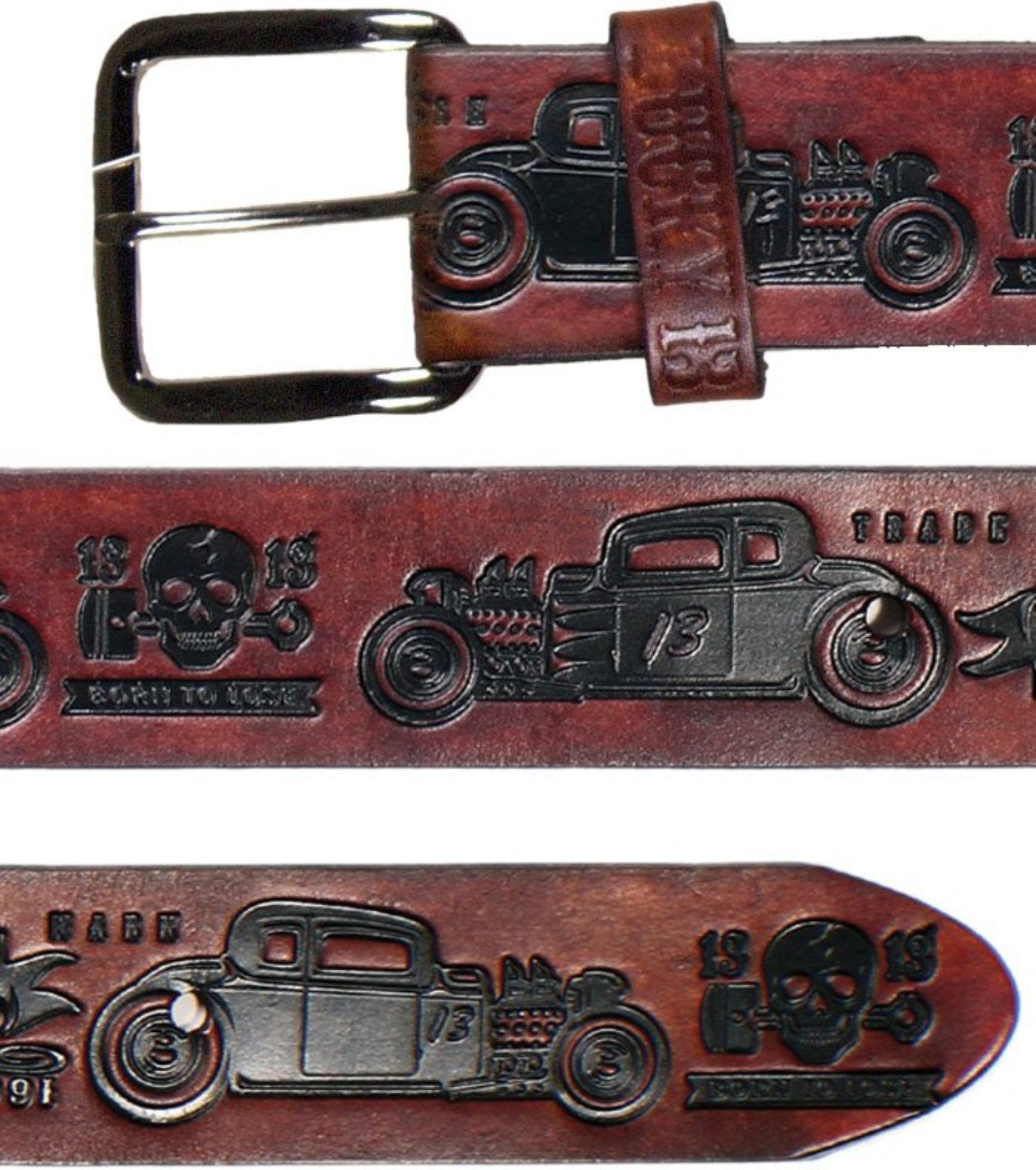 The COUPE 13 Embossed Leather Belt - ANTIQUED BROWN T-Shirts, Hoodie, Sweatshirt | CoreVibeTees.com (Image 2)