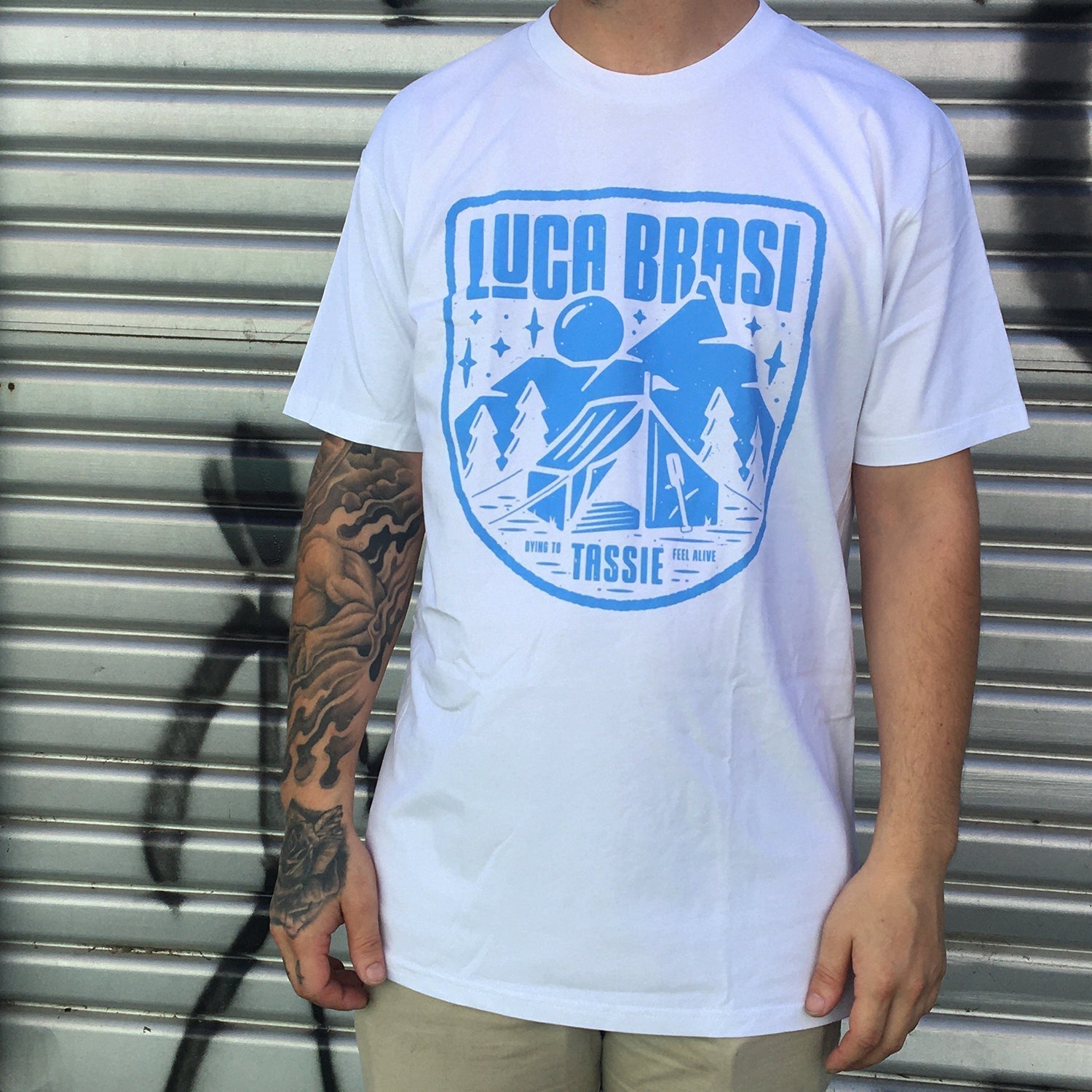 Dying To Feel Alive Tee (White) Hoodie, Sweatshirt | CoreVibeTees.com (Image 2)
