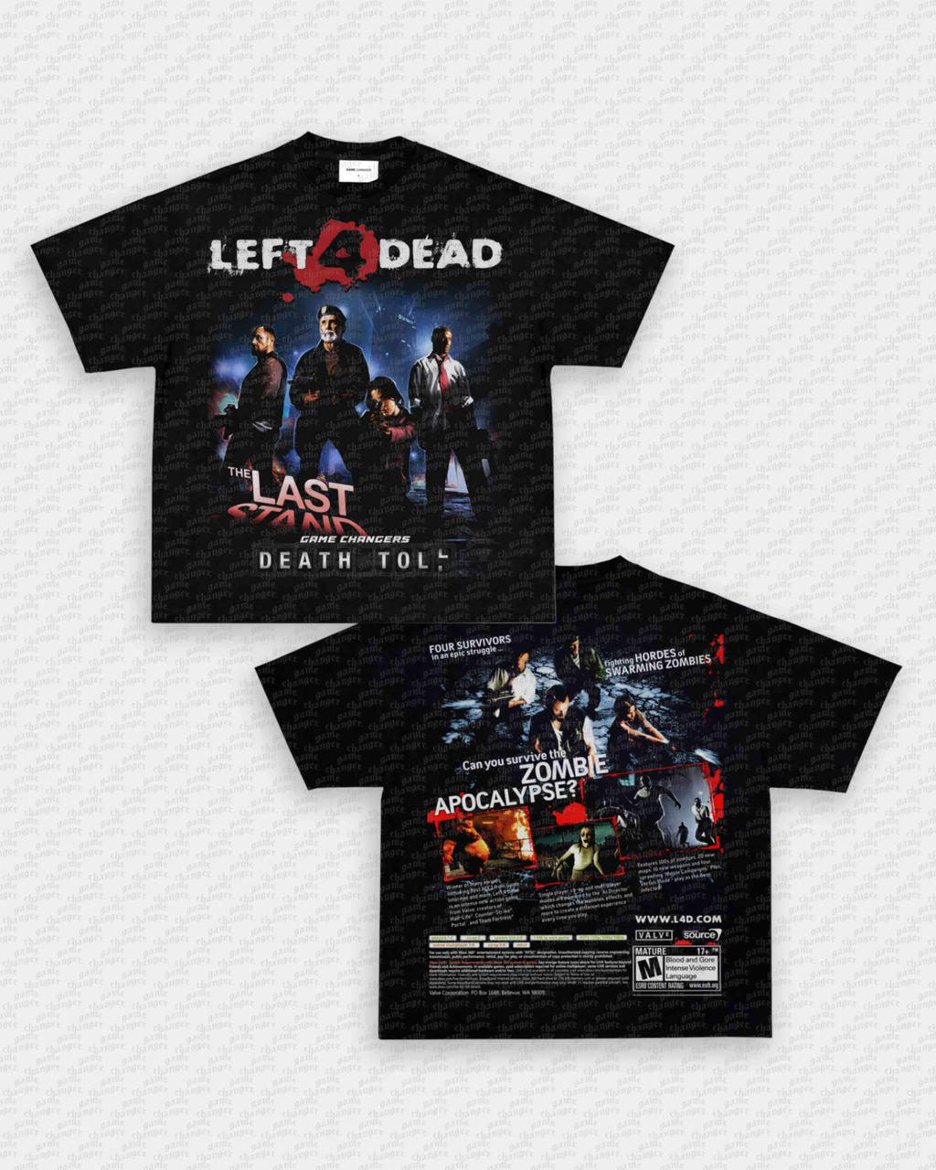 LEFT 4 DEAD TEE - [DS] Hoodie, Sweatshirt | CoreVibeTees.com (Image 1)