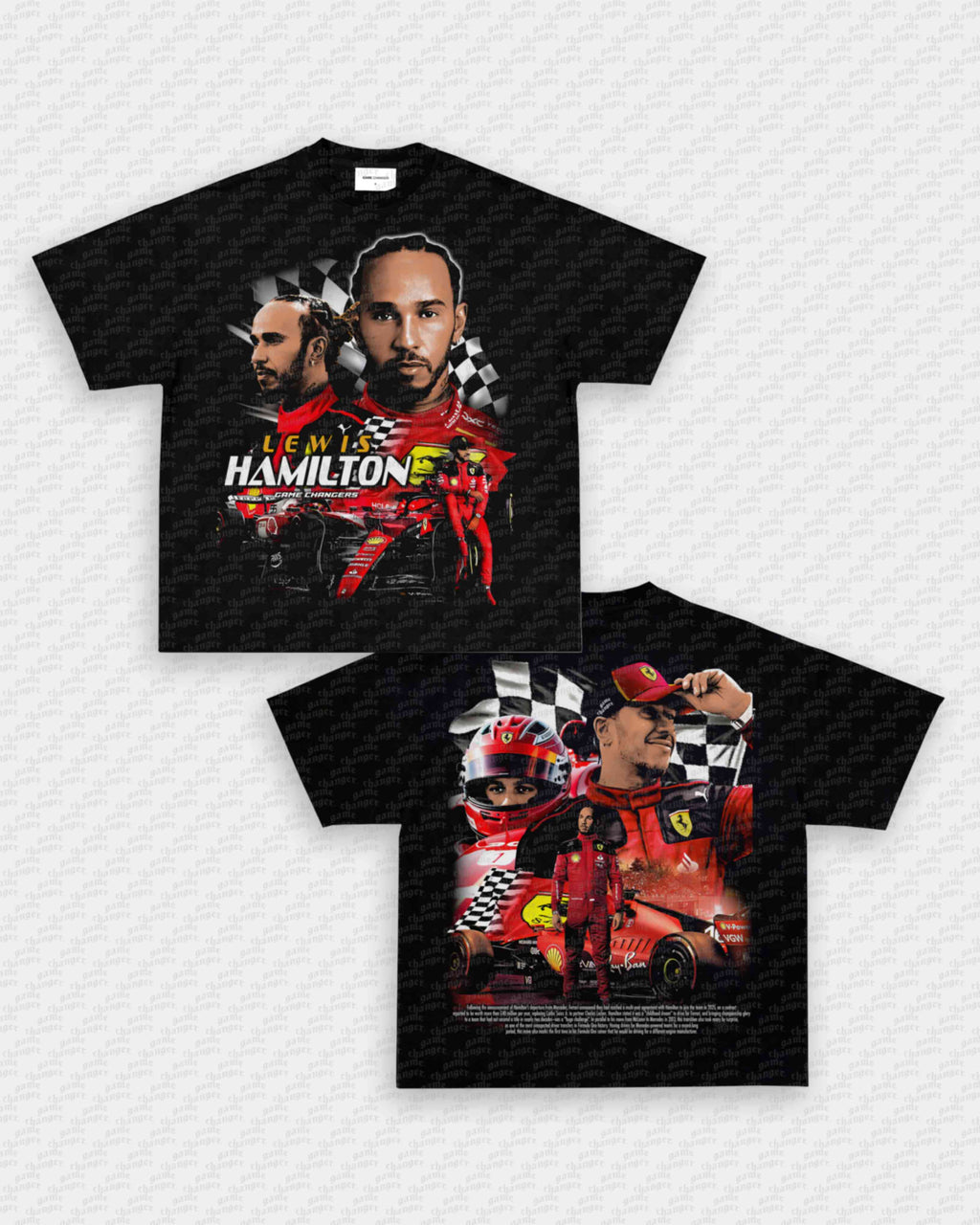 LEWIS HAMILTON - FERRARI TEE - [DS] Hoodie, Sweatshirt | CoreVibeTees.com (Image 1)