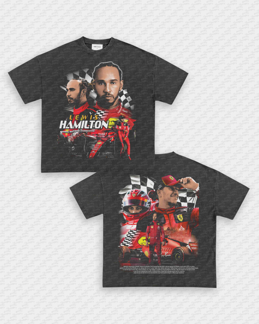 LEWIS HAMILTON - FERRARI TEE - [DS] Hoodie, Sweatshirt | CoreVibeTees.com (Image 2)