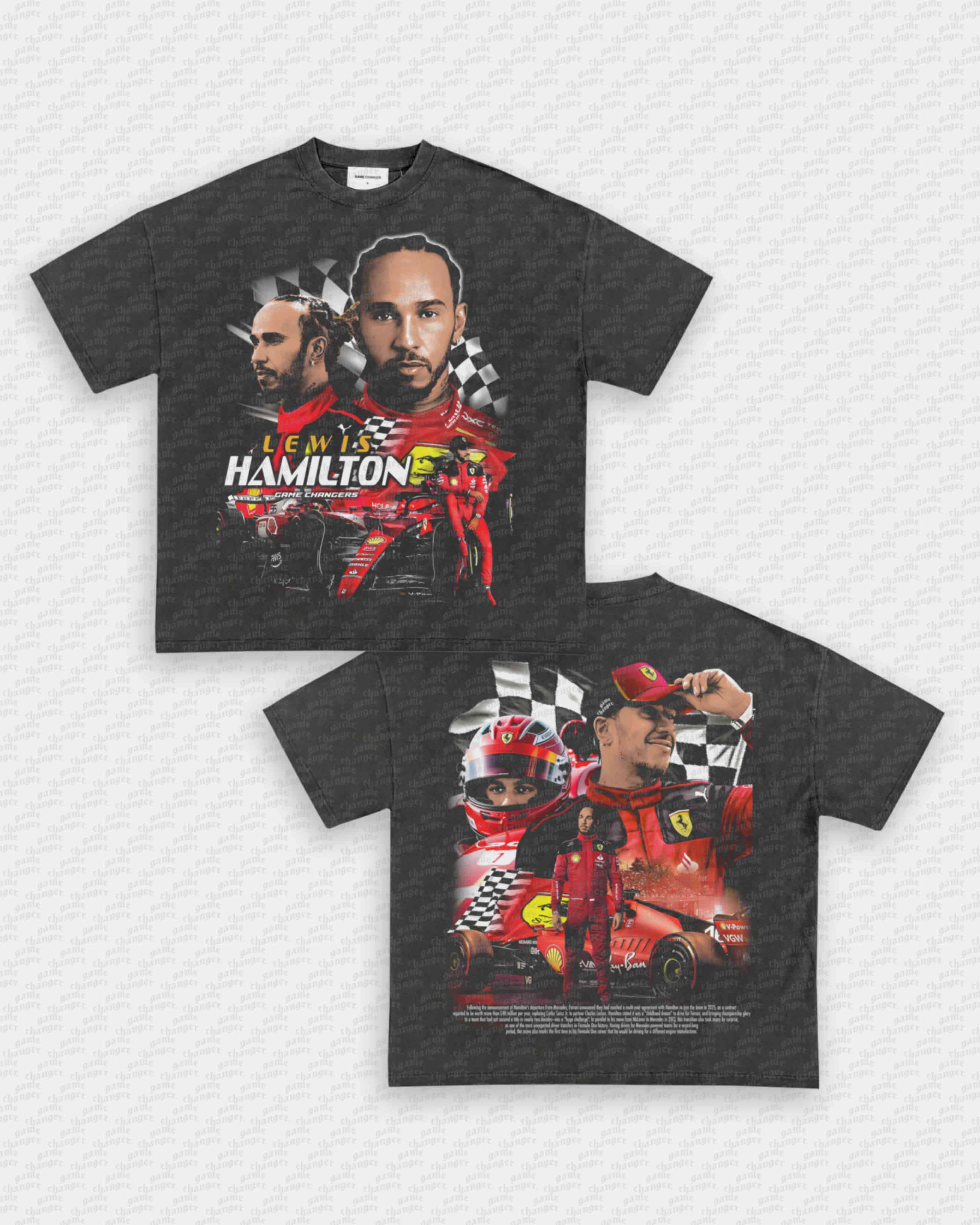 LEWIS HAMILTON - FERRARI TEE - [DS] Hoodie, Sweatshirt | CoreVibeTees.com (Image 2)