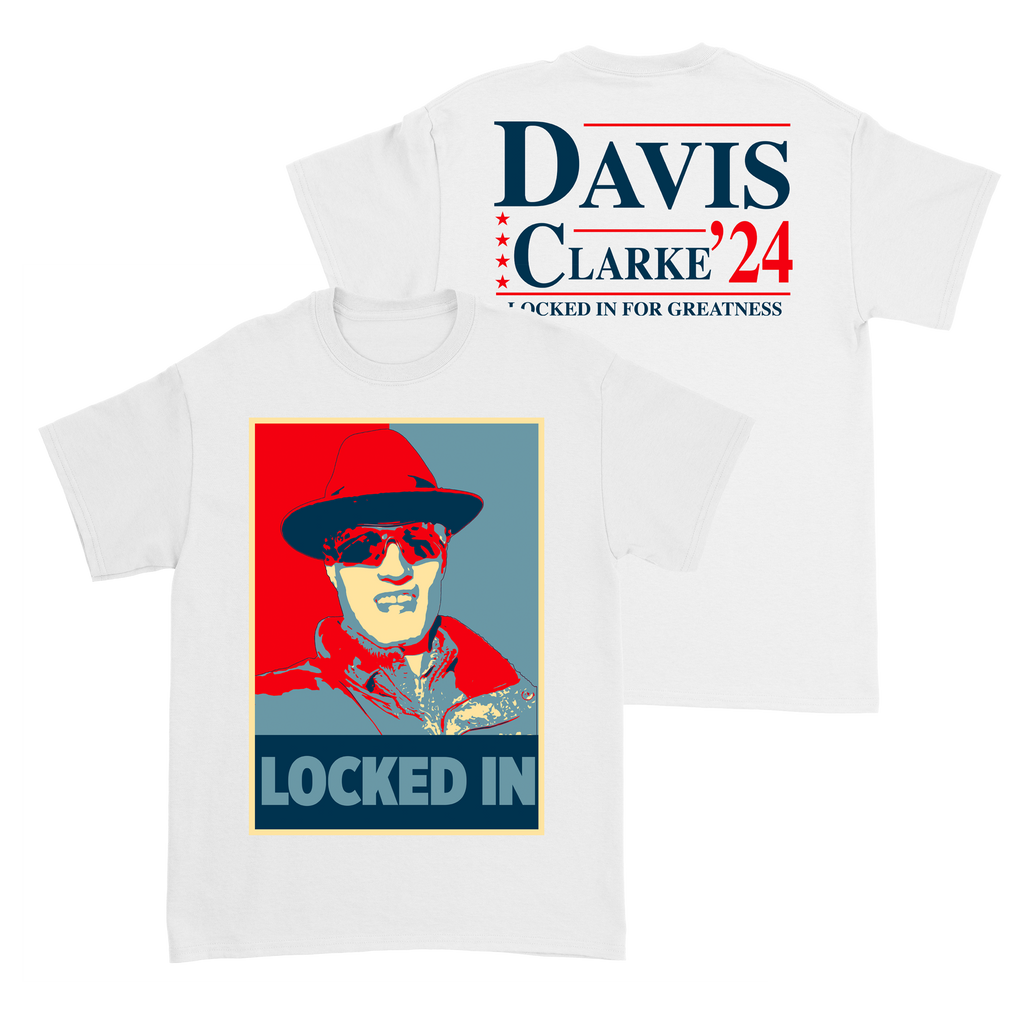 Davis Clarke - Locked In For Greatness T-Shirt Hoodie, Sweatshirt | CoreVibeTees.com (Image 1)