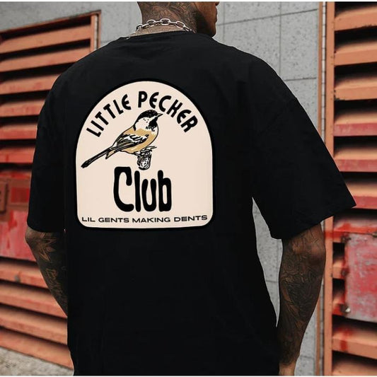 LITTLE PECKER CLUB LIL GENTS MAKING DENTS Print T-Shirt