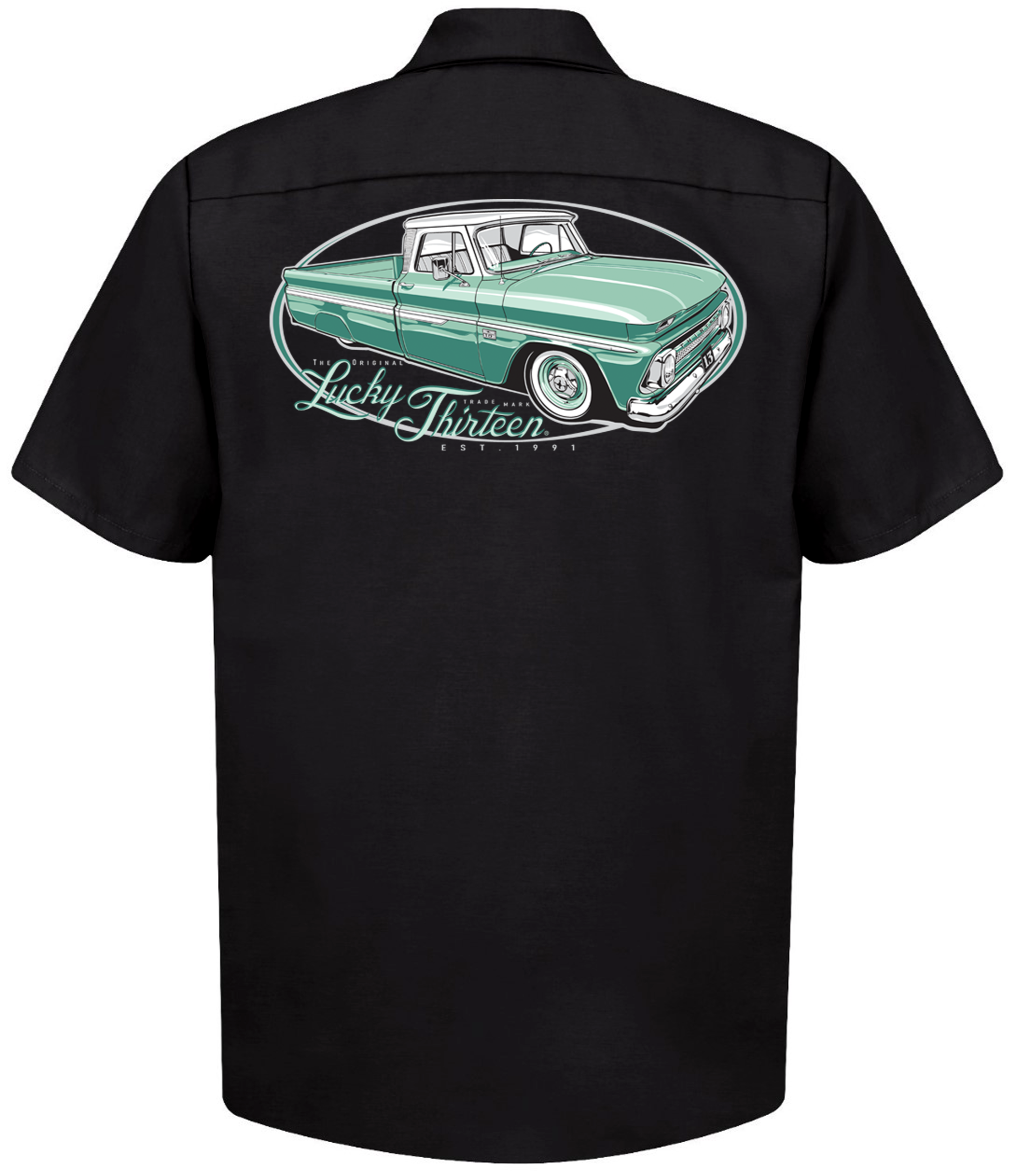 The C-10 TRUCK Work Shirt Hoodie, Sweatshirt | CoreVibeTees.com (Image 1)