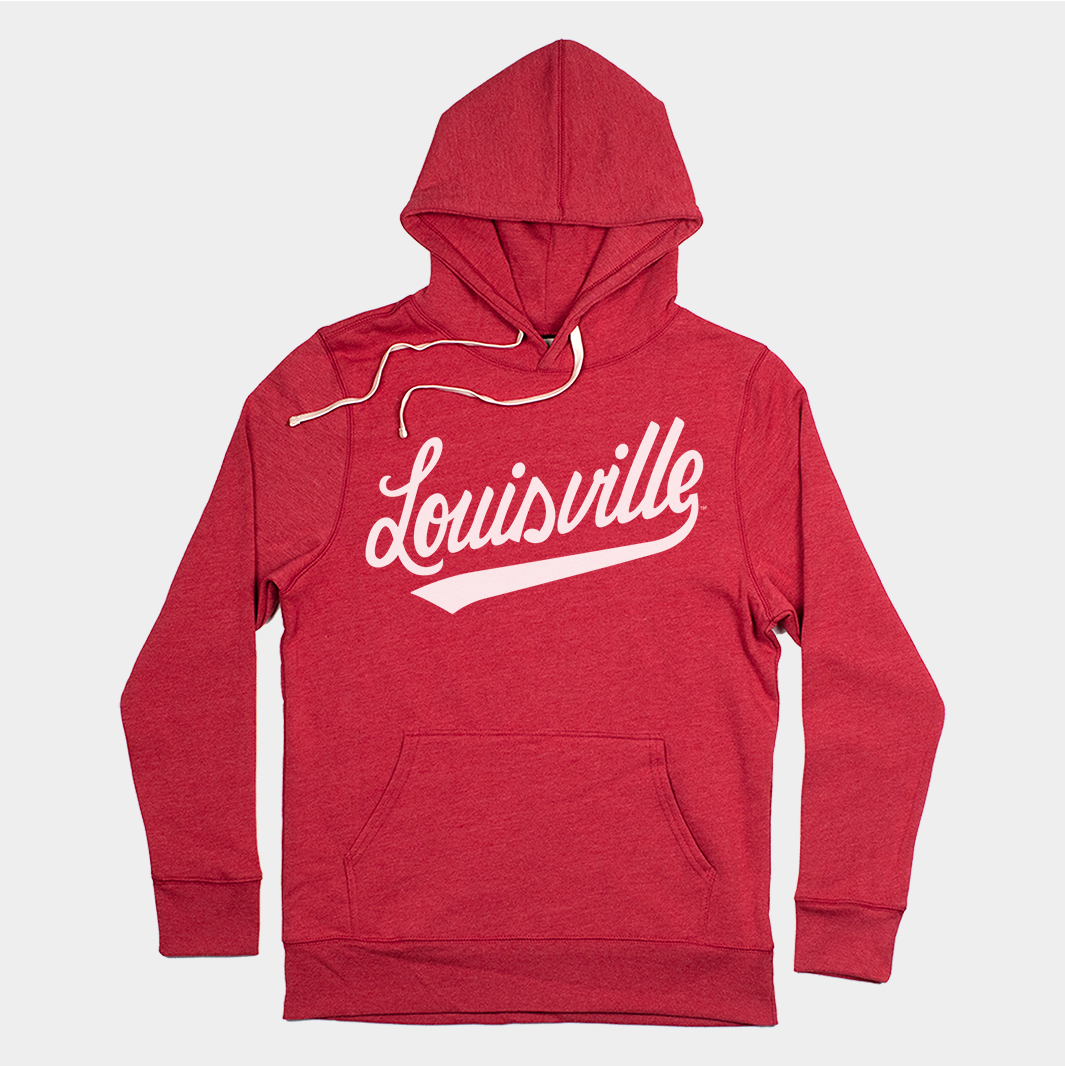 Louisville Script Hoodie Style001 T-Shirts, Sweatshirt | CoreVibeTees.com (Image 1)