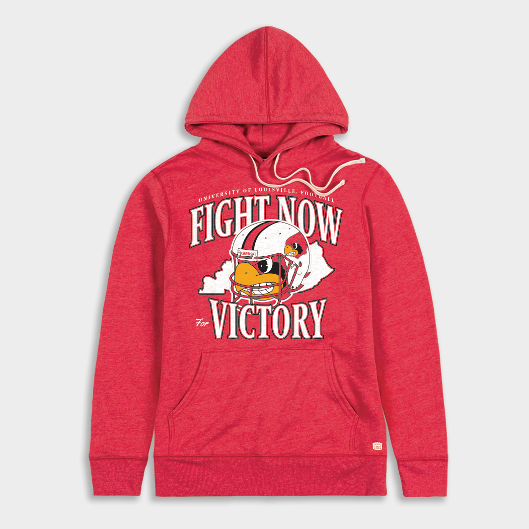 Louisville Football "Fight Now for Victory" Hoodie Style001 T-Shirts, Sweatshirt | CoreVibeTees.com