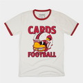Louisville Cards Football Ringer Tee Style001 Hoodie, Sweatshirt | CoreVibeTees.com (Image 1)