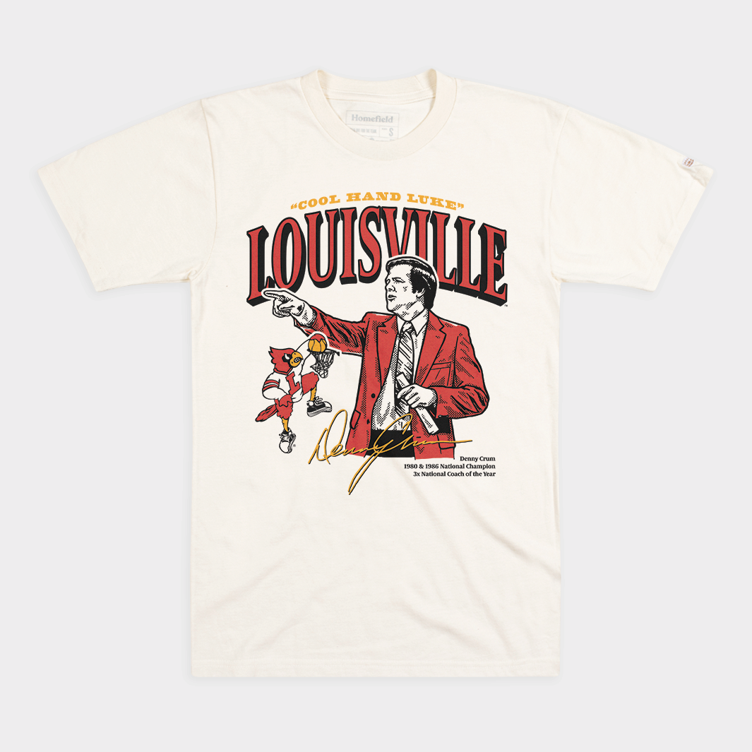 Louisville Denny Crum "Cool Hand Luke" '80s Throwback Tee Style001 Hoodie, Sweatshirt | CoreVibeTees.com