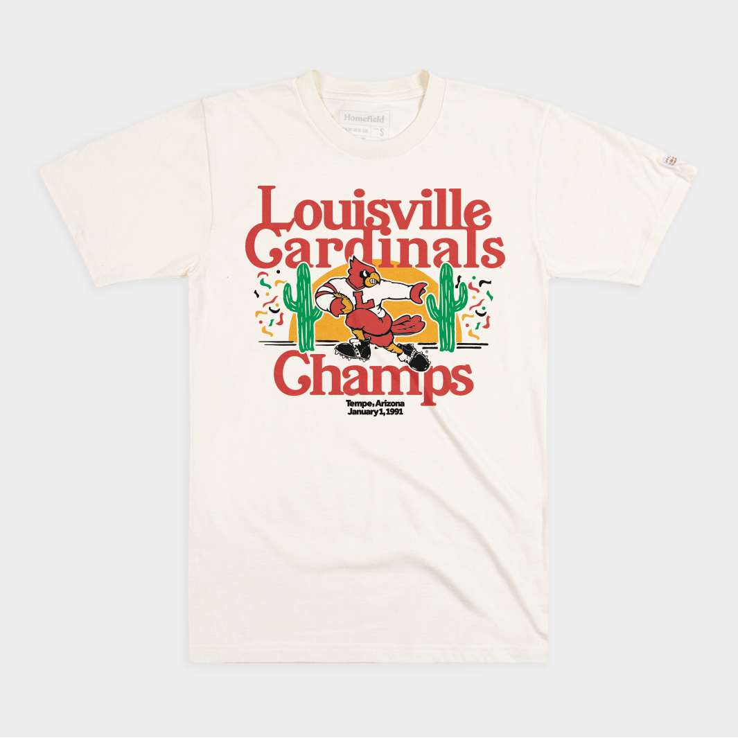 Louisville Cardinals Football 1991 Bowl Champs Tee Style001 Hoodie, Sweatshirt | CoreVibeTees.com