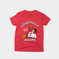 Retro Louisville Hoops Youth Tee Style001 Hoodie, Sweatshirt | CoreVibeTees.com (Image 1)