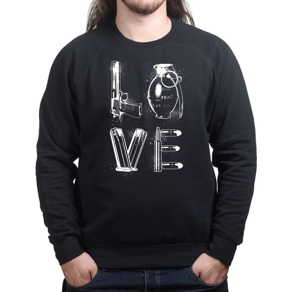 LOVE Weapons Sweatshirt T-Shirts, Hoodie | CoreVibeTees.com (Image 1)