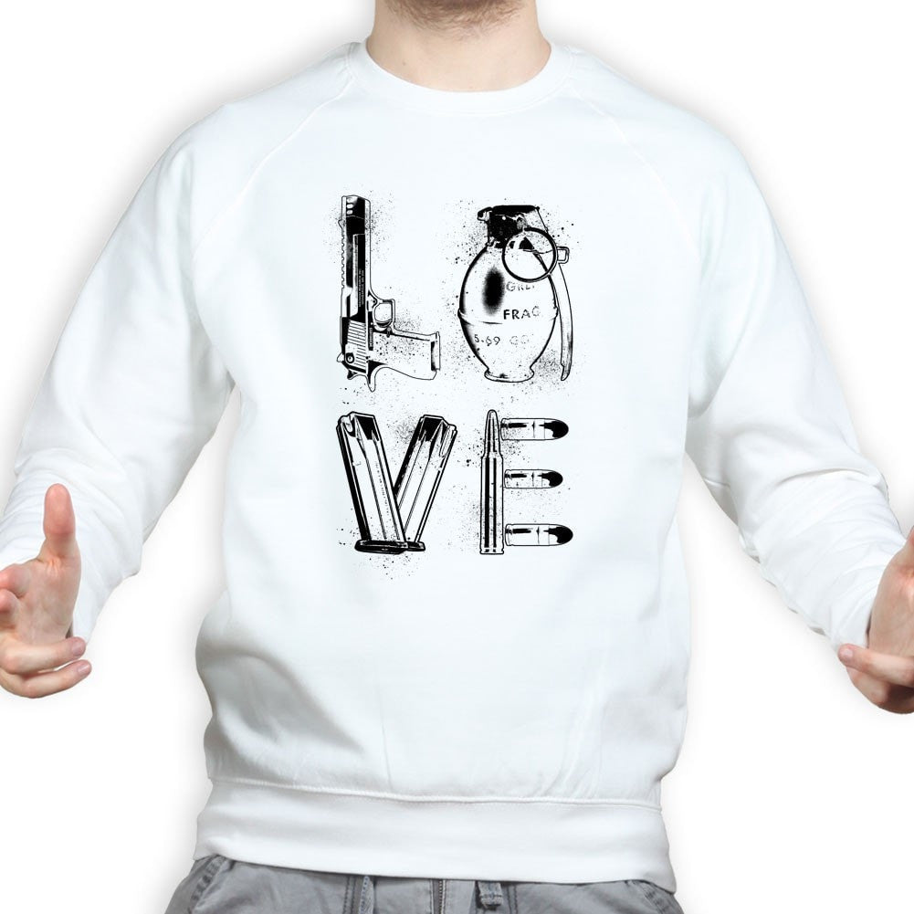 LOVE Weapons Sweatshirt T-Shirts, Hoodie | CoreVibeTees.com (Image 2)